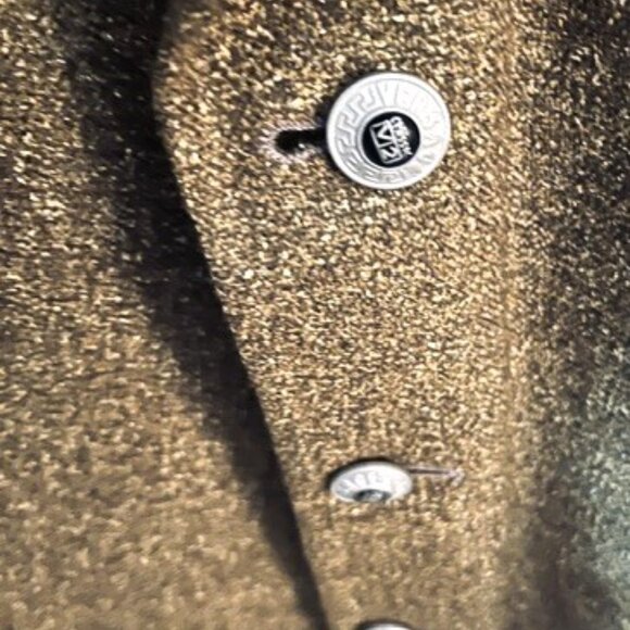 VERSACE LUXURY VERSATILE BLAZER RUST BROWN MEN 42R - 44R - Picture 3 of 14
